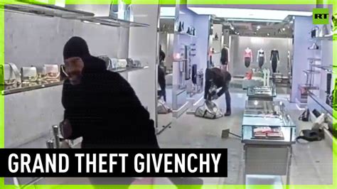 givenchy robbery nyc|NYC crime: Thieves steal $50K in items from Givenchy  .